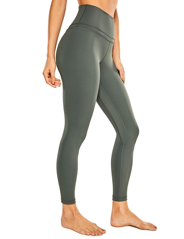 CRZ YOGA Naked Feeling Leggings 64cm | Extrem Weich, Leichte Kompression, Yoga, Hohe Taille, für Dam