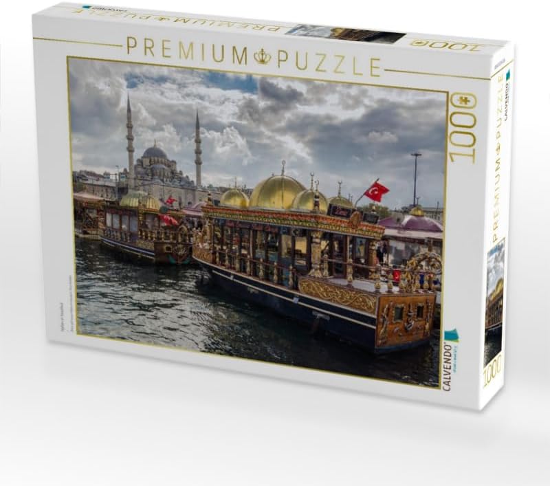 CALVENDO Puzzle Hafen in Istanbul 1000 Teile Lege-Grösse 64 x 48 cm Foto-Puzzle Bild von Rico Ködder