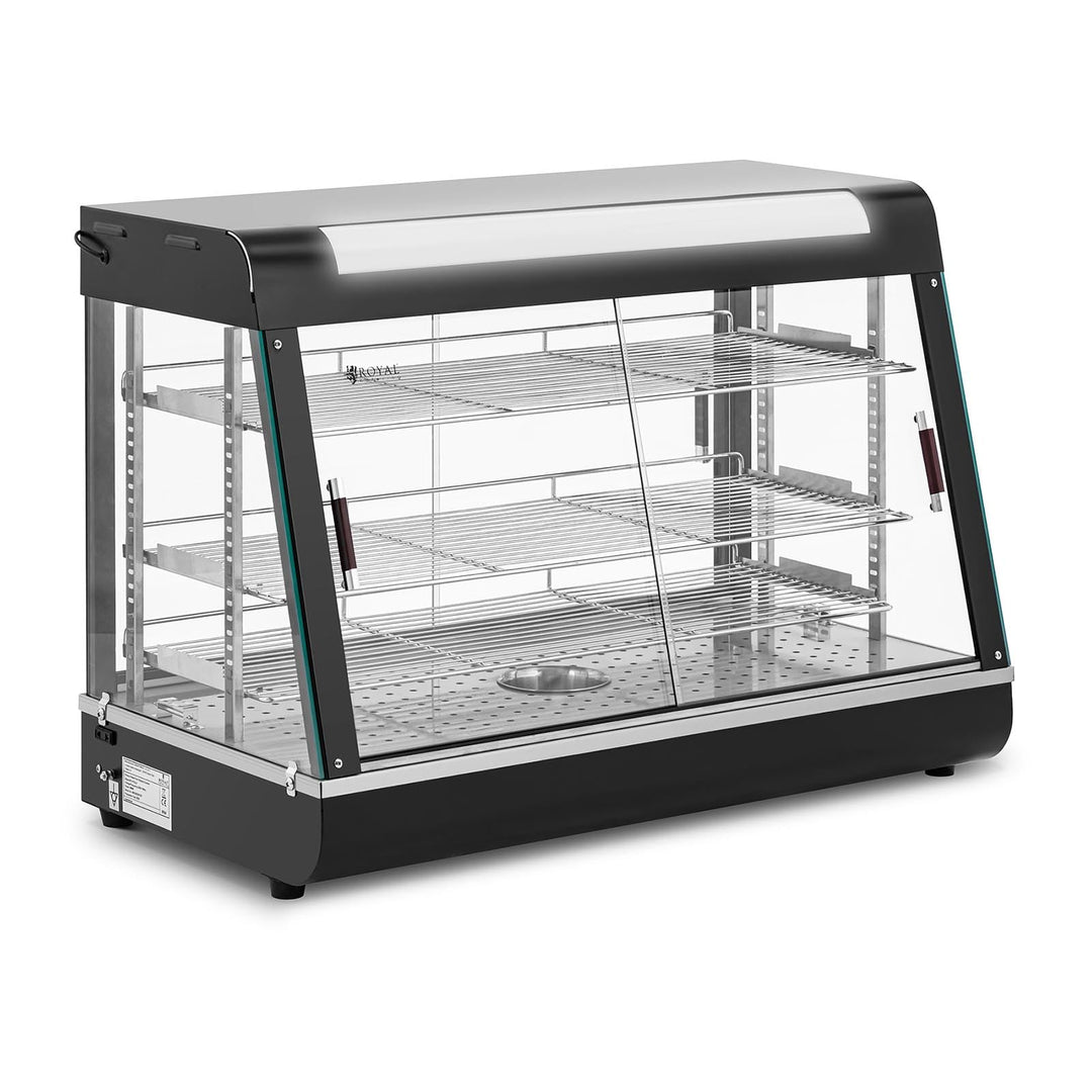 Royal Catering RC-HTDLD Heisse Theke cm Royal Catering 1600 W Warmhaltevitrine Warmhaltetheke Wärmev