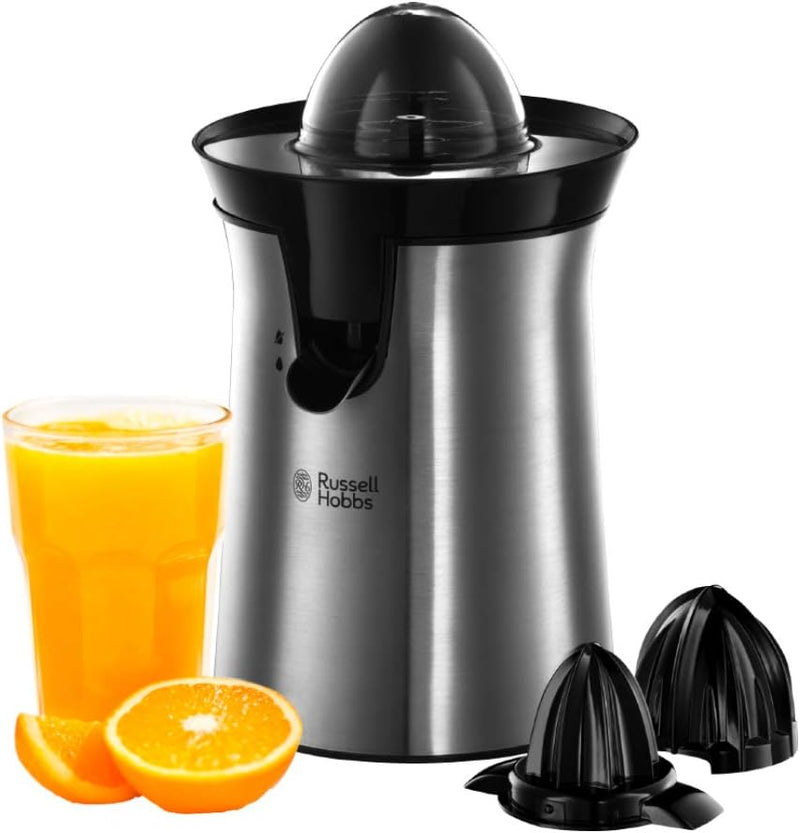 Russell Hobbs Orangenpresse & Zitruspresse elektrisch (2 autom. links-& rechtsrotierende Presskegel