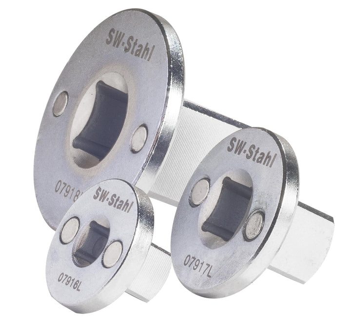 SW-Stahl 07915L Verbindungsstücke 3 TLG. 1/4" - 3/4"