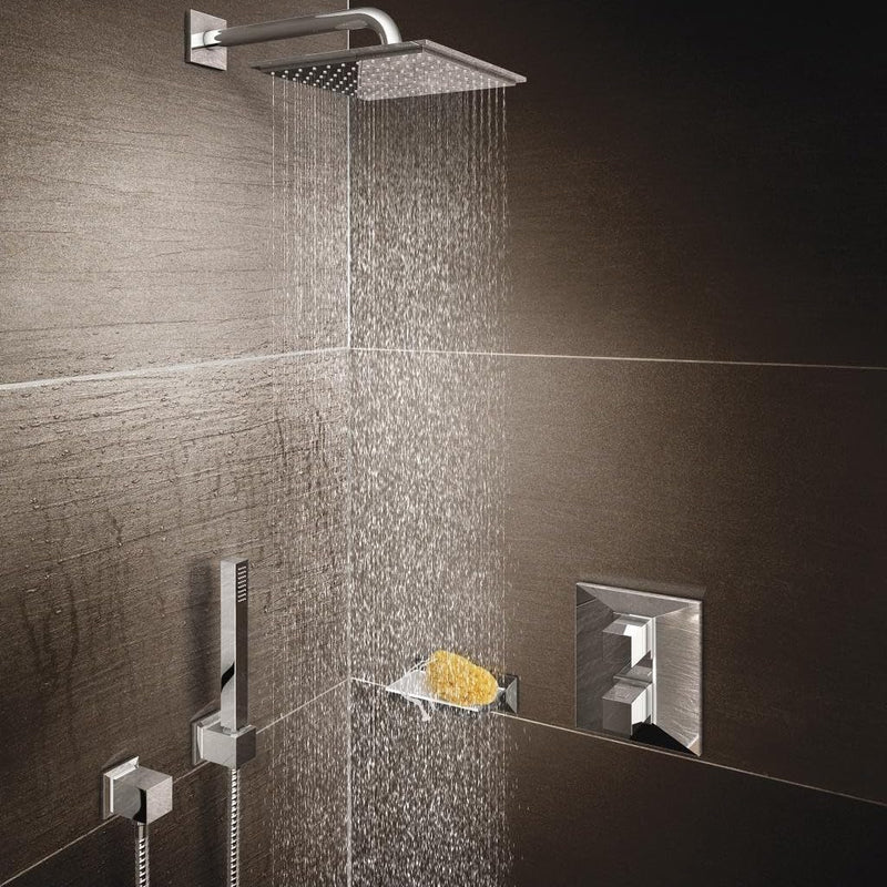 GROHE Euphoria Cube Stick - Wandhalterset (wassersparend, 1 Strahlart, Antikalk System), chrom, 2770