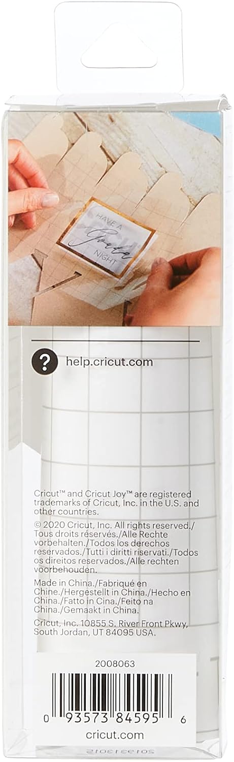 Cricut 2009057 Joy Foil Transfer Kit & 2008063 Joy Transferfolie, Vinyl, Clear Bundle mit Transferfo