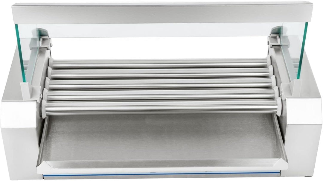 Royal Catering Hot Dog Grill Hot Dog Maschine Hot Dog Maker (5 Rollen, Platz für 8 Würstchen, 1.000
