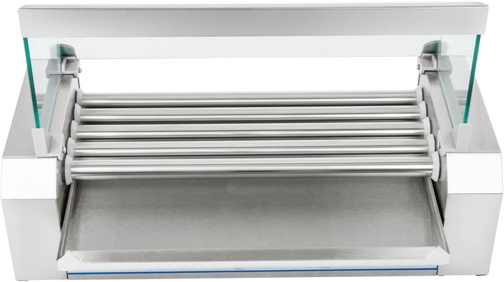 Royal Catering Hot Dog Grill Hot Dog Maschine Hot Dog Maker (5 Rollen, Platz für 8 Würstchen, 1.000