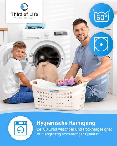 Sommerdecke 155x220 Verda | 100% recycelt | Nachhaltige Bettdecke für den Sommer | Thermoregulierend