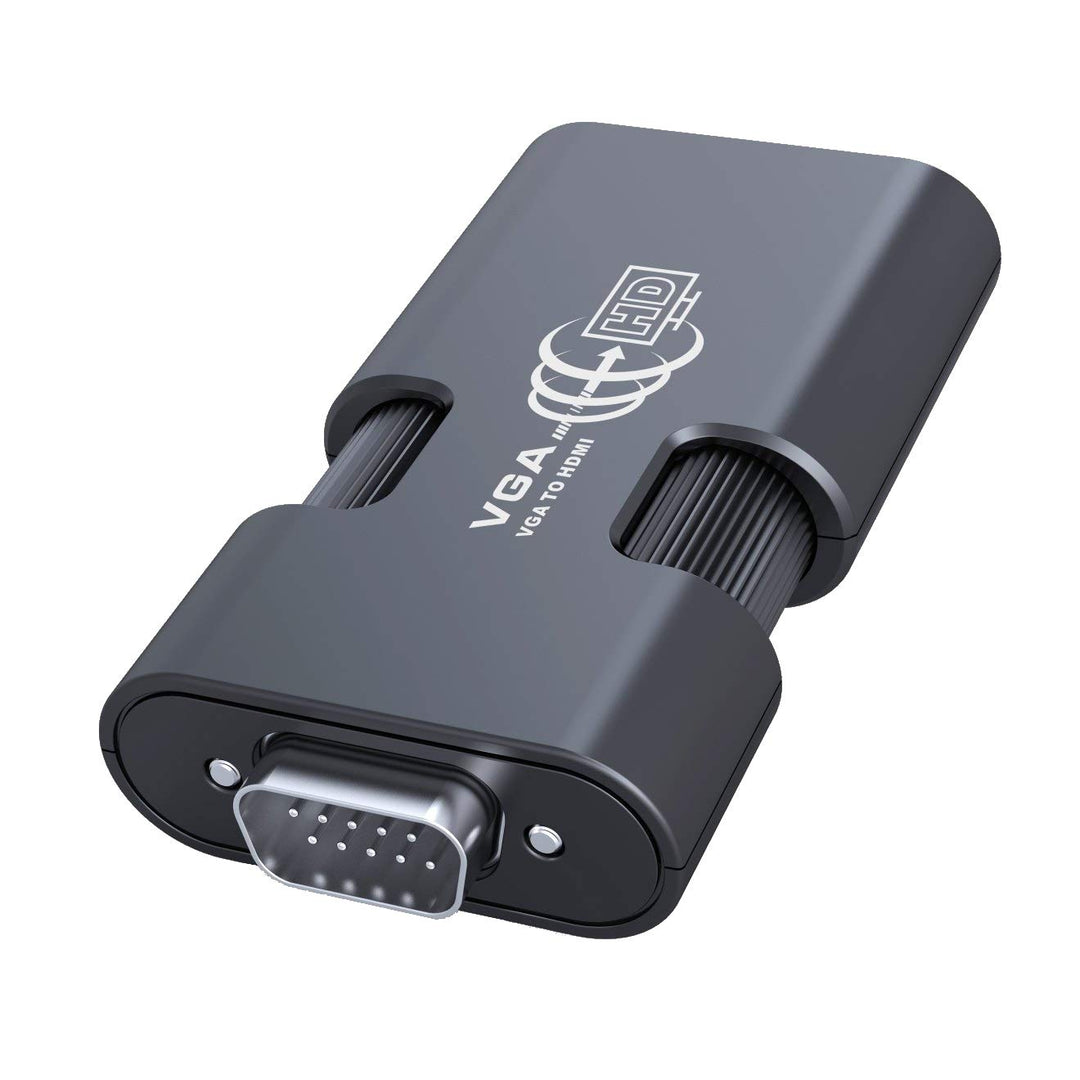 PremiumCord elektronischer Konverter VGA + Audio zu HDMI, Full HD 1080p, schwarz