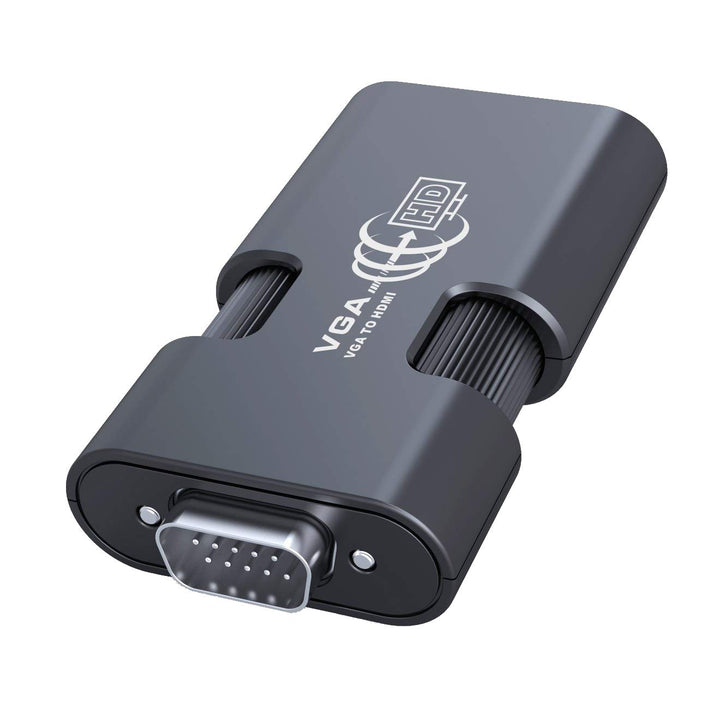 PremiumCord elektronischer Konverter VGA + Audio zu HDMI, Full HD 1080p, schwarz