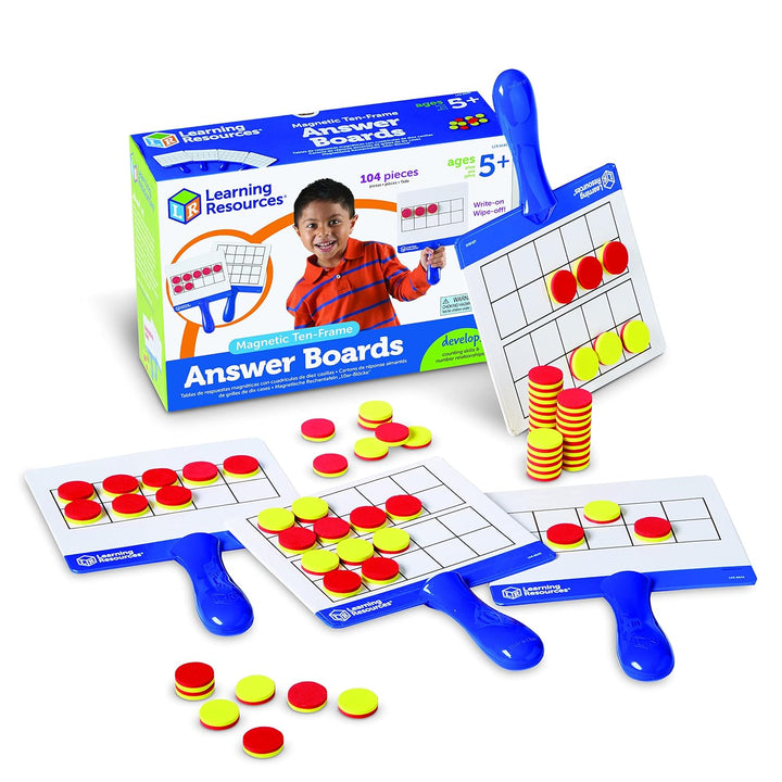 Learning Resources Magnetische 10er-Block-Rechentafeln Einzelbett, Einzelbett
