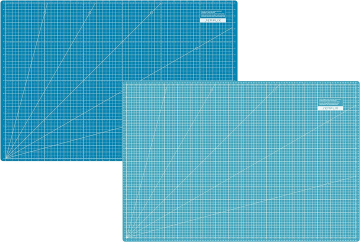 SEMPLIX Schneidematte A1 in Grün, Rosa, Grau, Türkis, Lila. Ideal fürs Basteln, Nähen und Patchworke