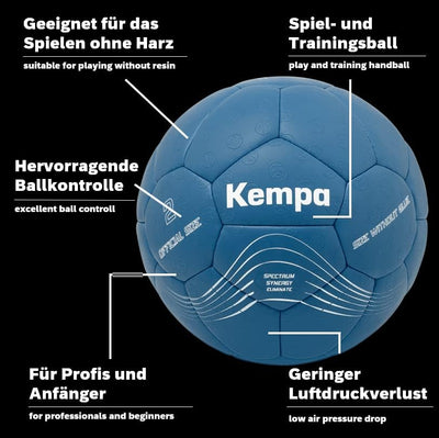 Kempa Unisex – Erwachsene Spectrum Synergy Eliminate Handball Spielball Trainingsball mit einzigarti