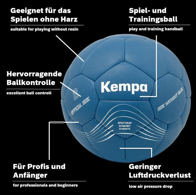 Kempa Unisex – Erwachsene Spectrum Synergy Eliminate Handball Spielball Trainingsball mit einzigarti