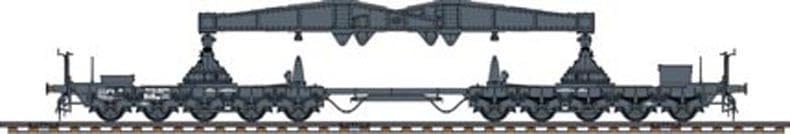 Hobby Boss 82906 Modellbausatz German Rail Transporter für Karl-Gerät