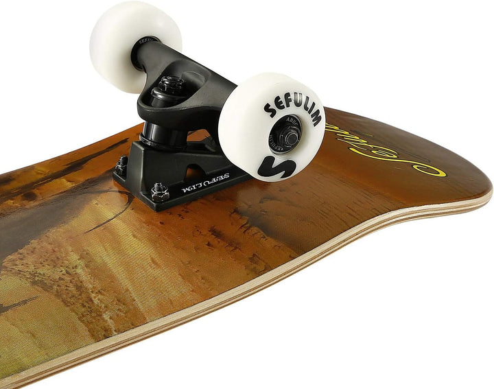 Sefulim Skateboard Adult Komplettboard 31 x 8 Zoll£¬ mit ABEC-7 Kugellager 7 Layer Ahorn f¨¹r Anf?ng