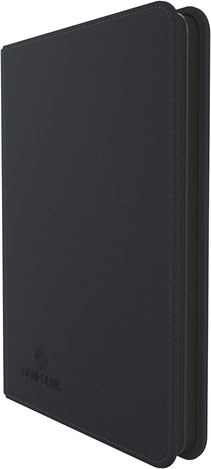 Gamegenic GGS31011ML Zip-Up Album (8-Pocket), Black Schwarz, Schwarz