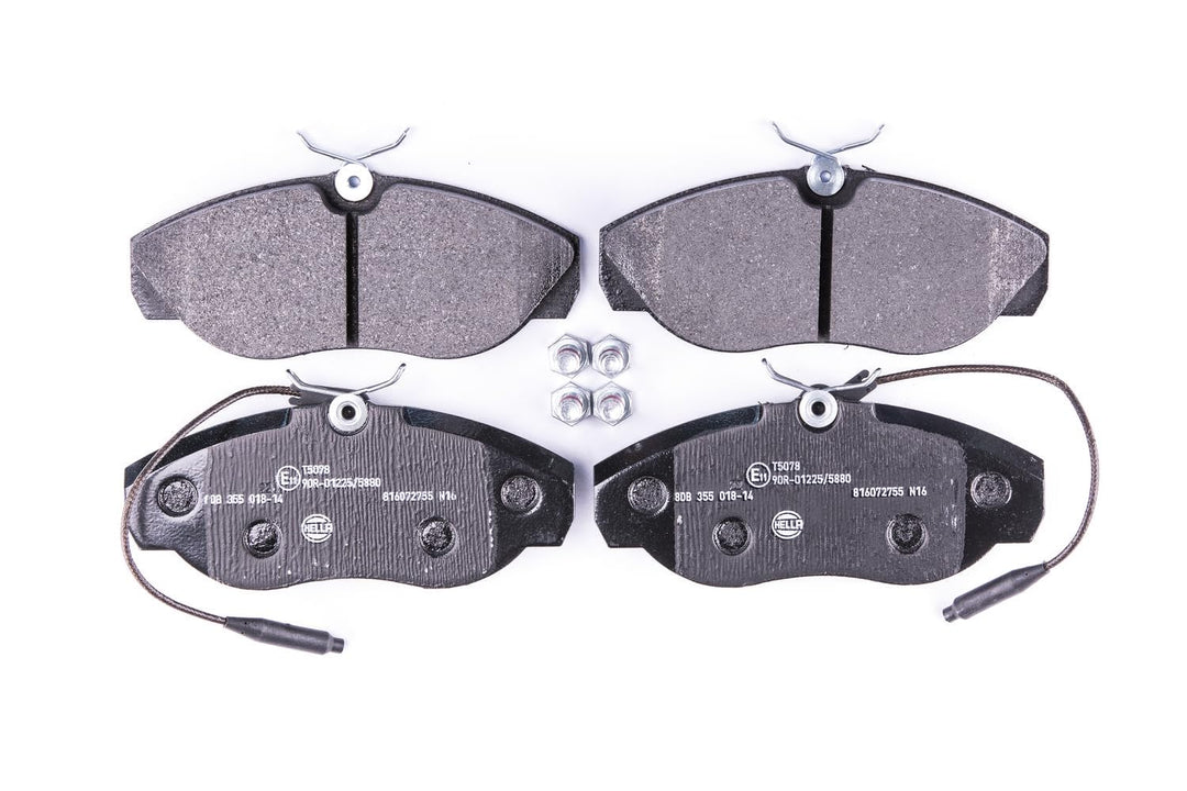 HELLA PAGID 8DB 355 018-141 Bremsbelagsatz - T5078 - Dicke/Stärke: 19.7mm - Bremssystem: Lucas - mit