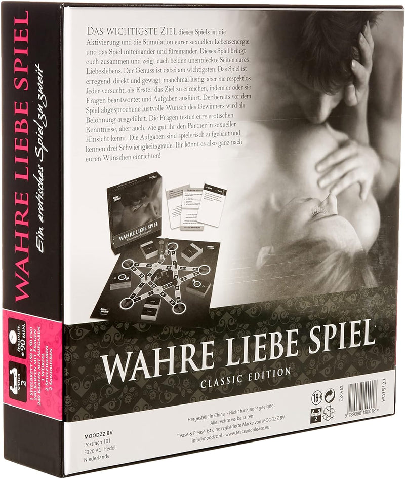 Tease & Please Wahre Liebe Spiel (Deutsche Sprache) Brettspiel für Erwachsene - Gesellschaftsspiele