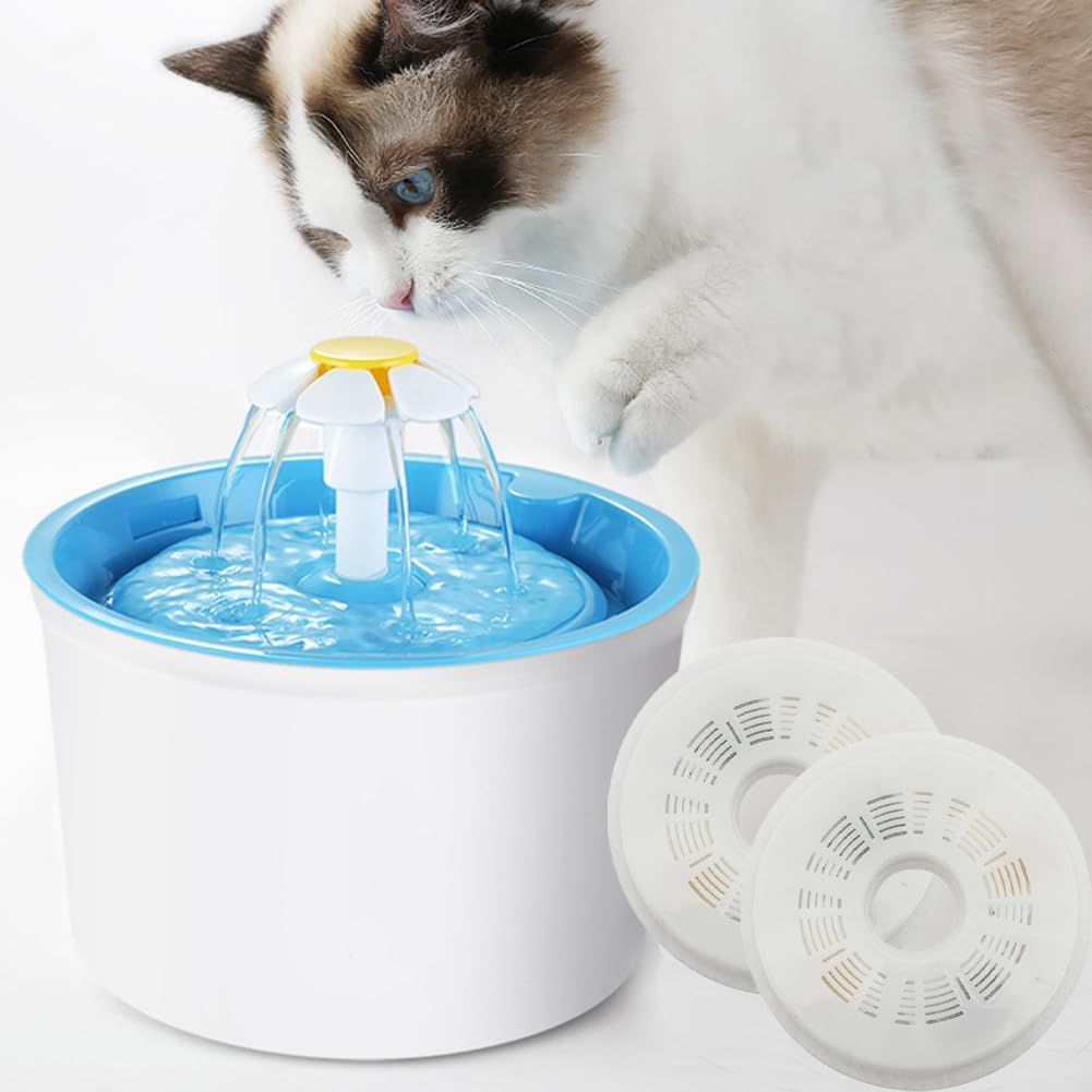 Katzenbrunnen Filter, 8 Stück Filter für Katzenbrunnen, Filter Trinkbrunnen Katzen für Katzen Hunde,