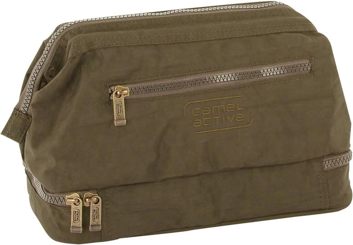 camel active bags Journey Herren Kulturtasche Kulturbeutel khaki 26,5 x 12,5 x 16 Khaki, Gr&amp;
