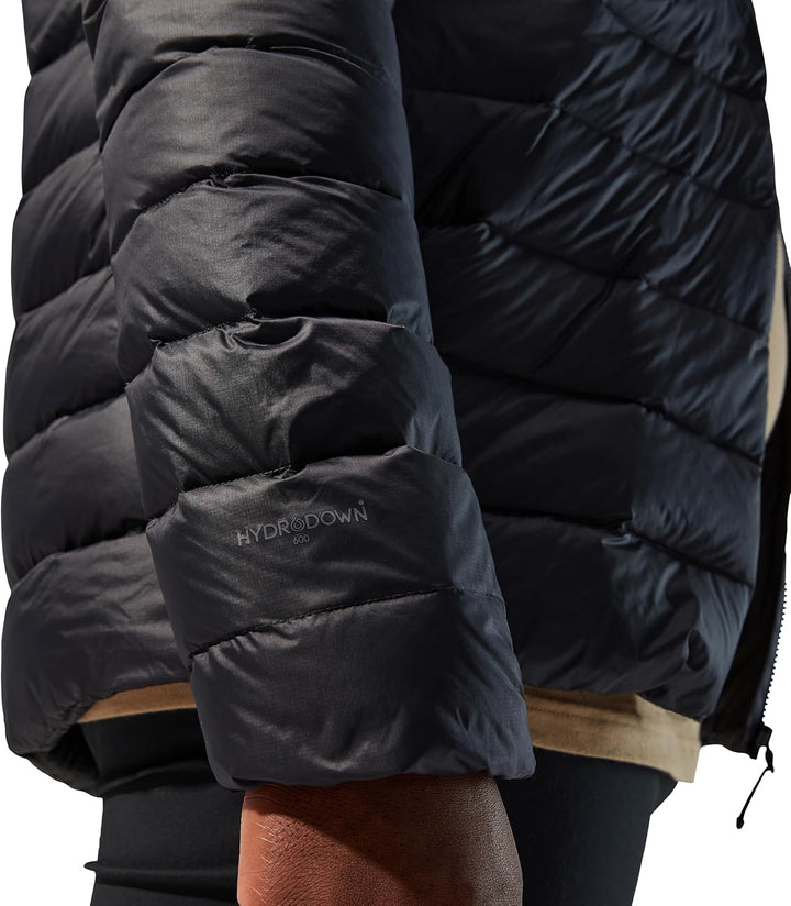 Berghaus Herren Silksworth Hooded Down Insulated Jacket S Jet Schwarz, S Jet Schwarz