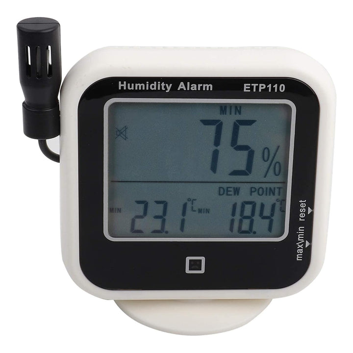 Digitaler Thermohygrometer ETP110 mit Luftfeuchtigkeit und Temperatur Messung sowie Taupunktanzeige