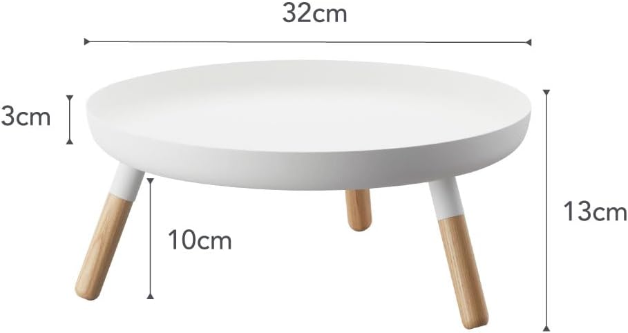 YAMAZAKI Plain Tabletttisch, Weiss, One Size, Weiss
