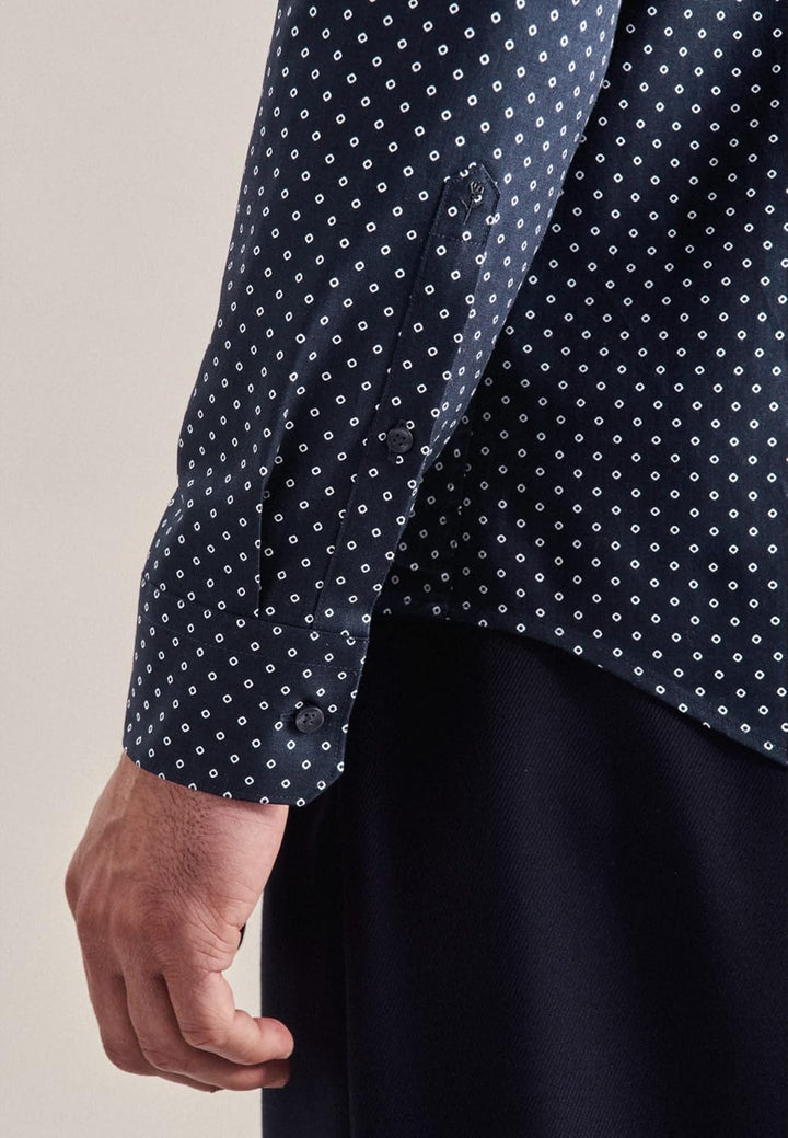 Seidensticker Herren Business Hemd - Bügelfreies Hemd mit sehr schmalem Schnitt - X-Slim Fit - Langa