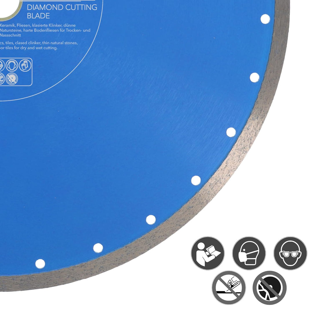 PRODIAMANT Profi Diamant-Trennscheibe PRORIM 400 mm x 30/25,4 mm kein ausbrechen bei Fliesen Feinste