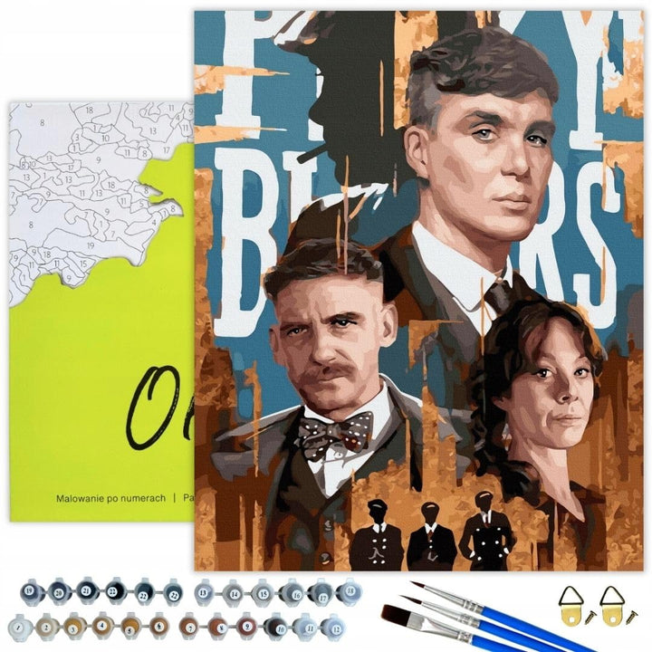 Oh Art! Malen Nach Zahlen Erwachsene Set Mit 3 Pinseln Und Acrylfarben Gemälde Acrylic Malerei DIY L