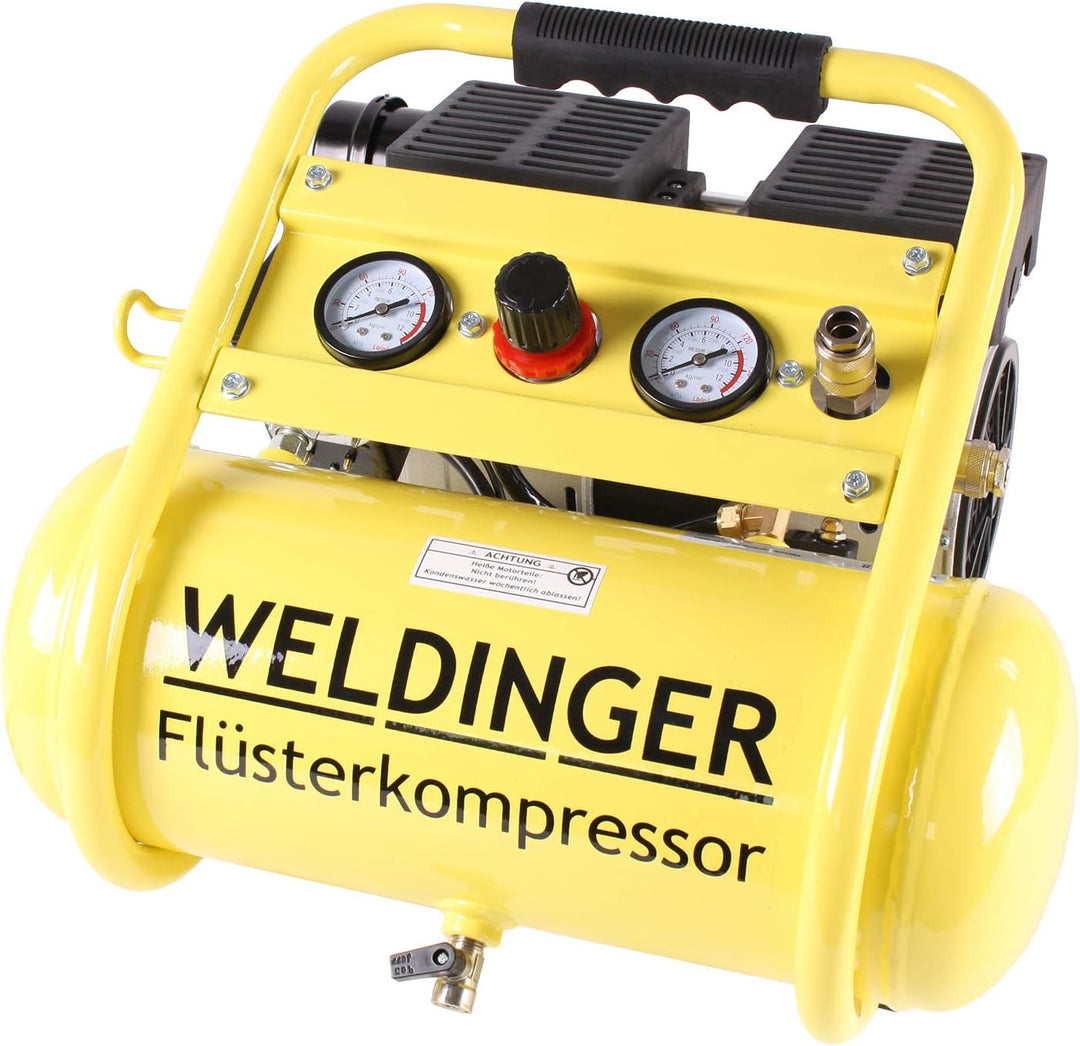 WELDINGER Flüsterkompressor FK 95 compact 750 W Luftabgabe 90 l ölfrei FK 95 compact (einzeln), FK 9