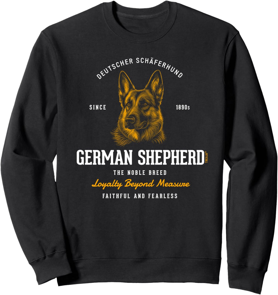 Vintage-Stil Retro Deutscher Schäferhund Sweatshirt