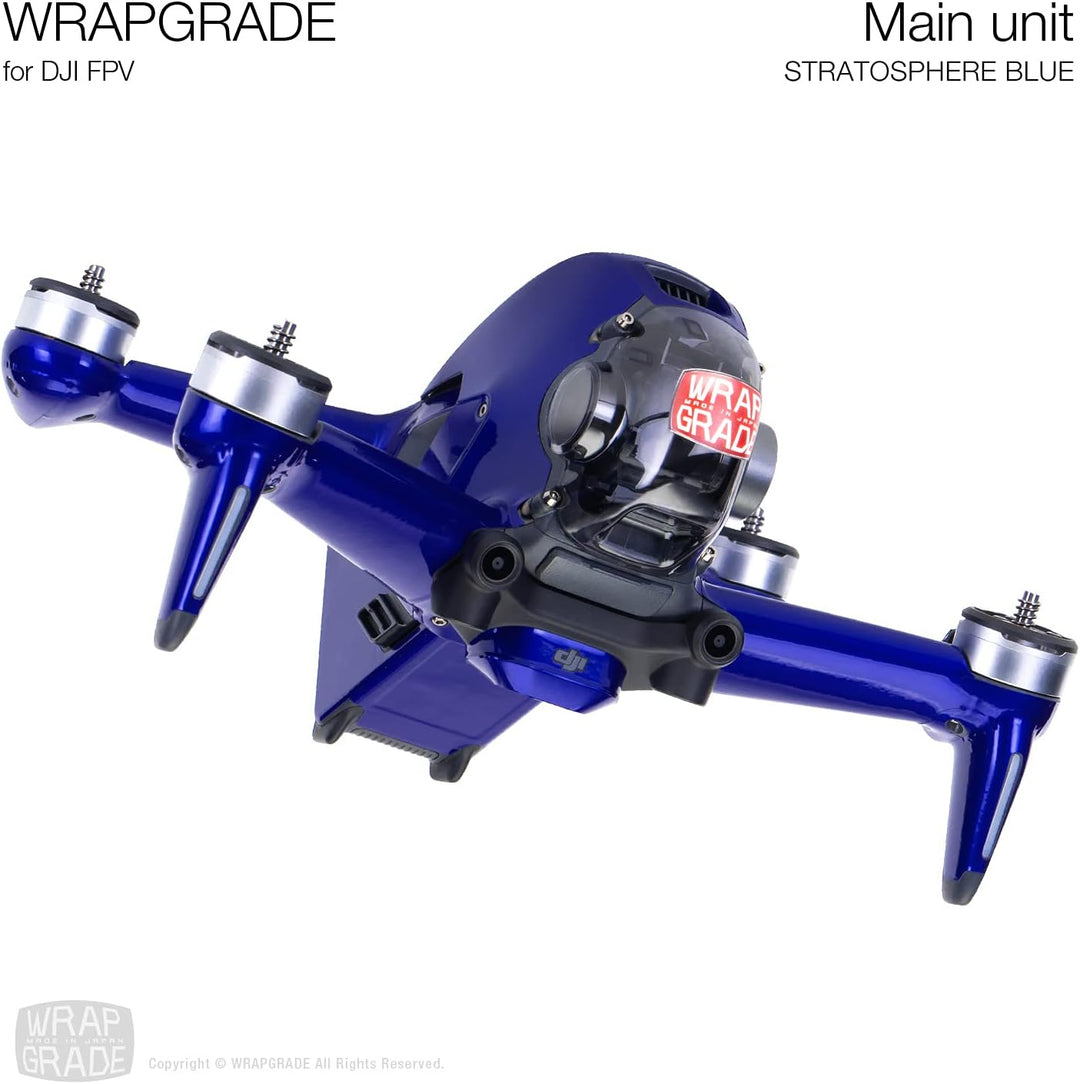 WRAPGRADE Skin Kompatibel mit DJI FPV (Stratosphere Blue)