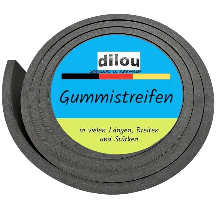 Gummistreifen Vollgummi Hartgummi 80mm bis 200mm breit 20mm dick 2m lang (2000x150x20mm), 2000x150x2