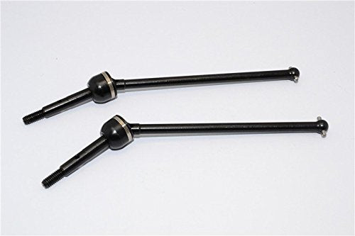 GPM HPI Bullet Nitro 3.0 & Bullet Flux Tuning Teile Steel #45 Front/Rear Cvd Swing Shaft - 1Pr Black