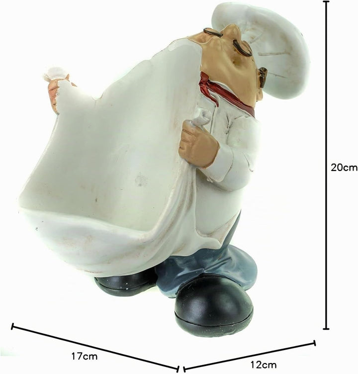 Udo Schmidt Flaschenhalter Koch 20 cm Kochen Restaurant Dekofigur