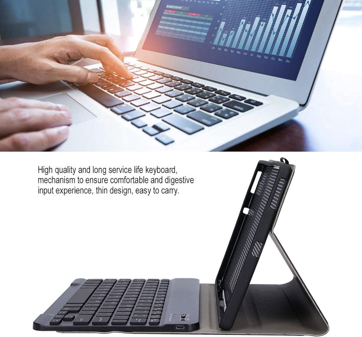 Annadue Tastatur Hülle für Lenovo Tab M10 FHD Plus 10,3 Zoll X606F,Slim Schutzhülle mit Abnehmbarer