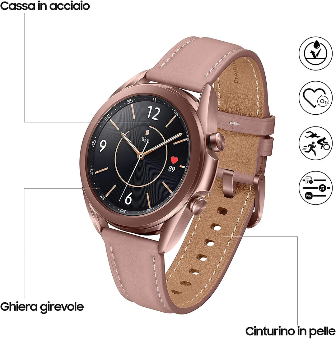 SAMSUNG R850 Galaxy Watch 3 41mm BT Mystic Bronze [Rumänische Version]