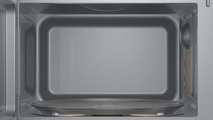Bosch BFL523MW3 Serie 2 Einbau-Mikrowelle, 38 x 50 cm, 800 W, Drehteller 27 cm, Türanschlag Links, A
