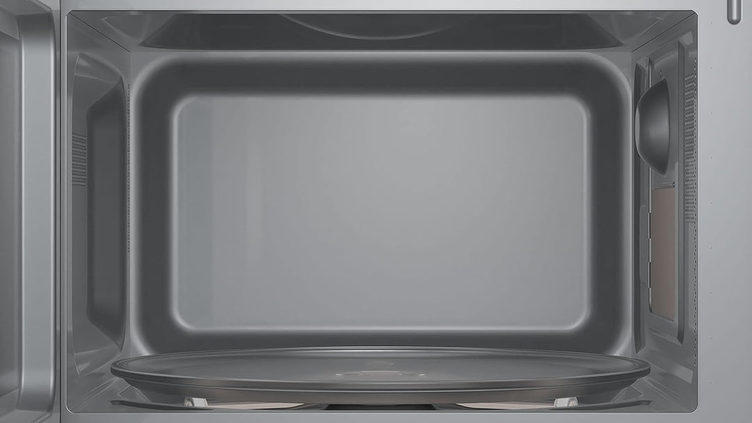 Siemens BF523LMB3 iQ300 Einbau-Mikrowelle, 50 x 38 cm, 800 Watt, Drehteller 27 cm, Türanschlag links