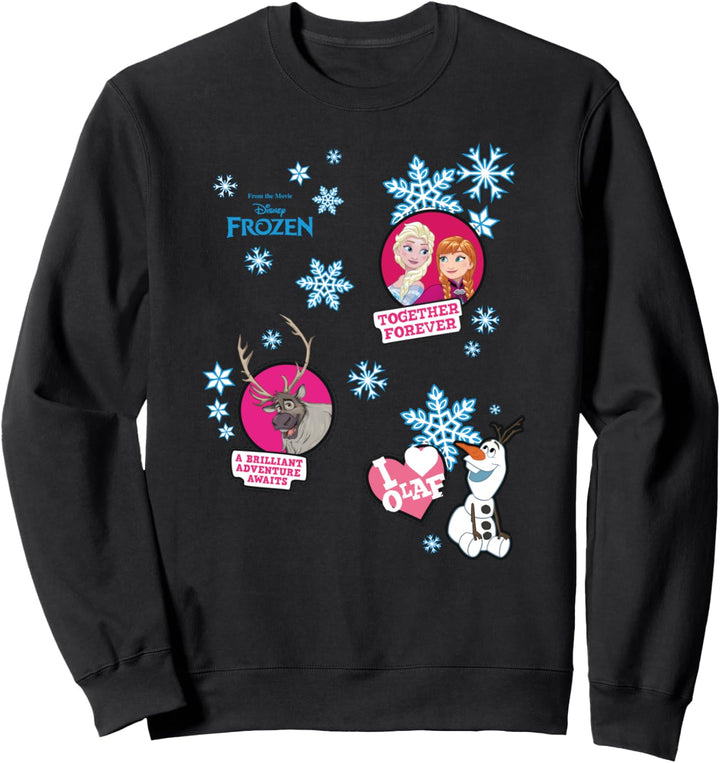 Disney Frozen Together Forever Patches Sweatshirt