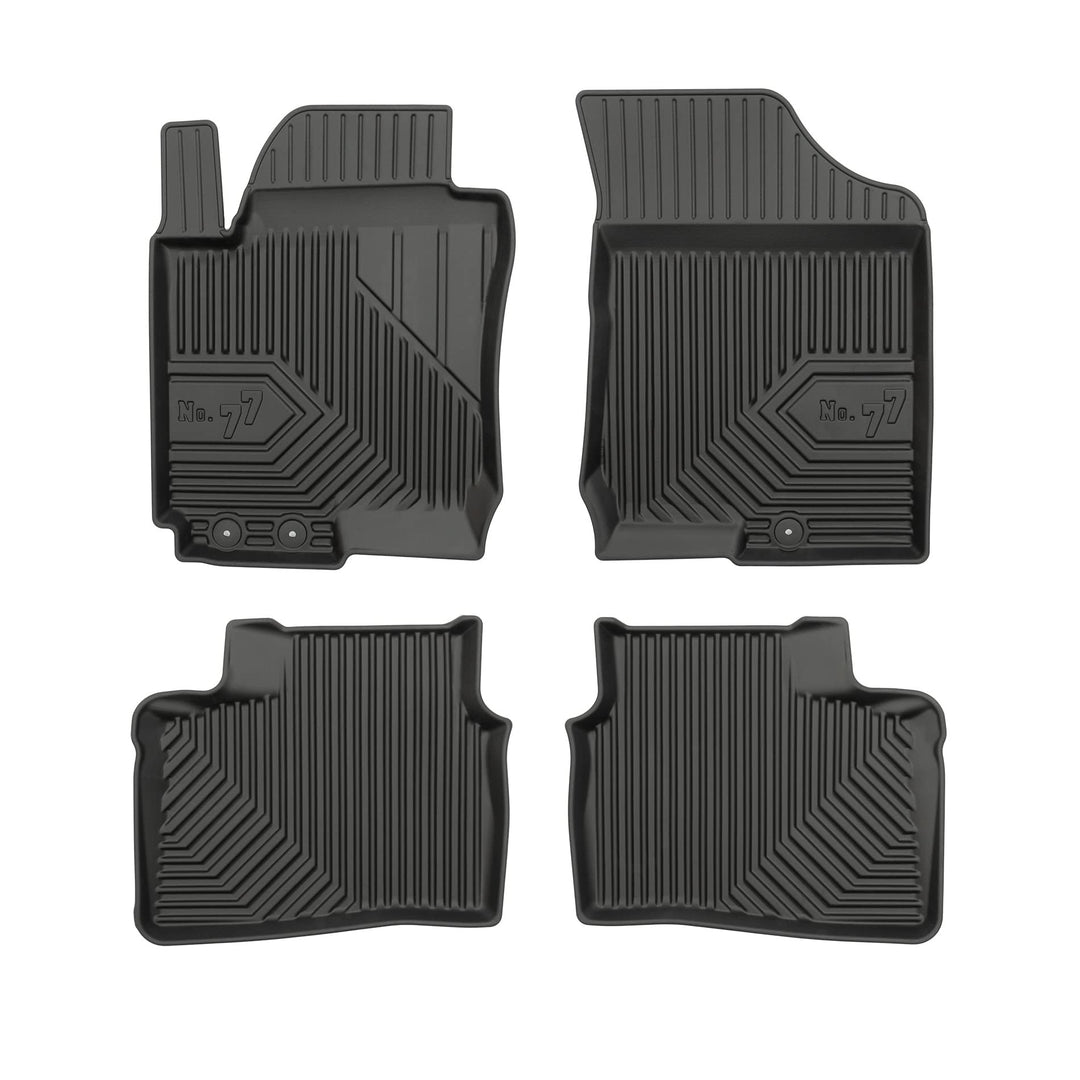 FROGUM No.77 Gummimatten Ganzjahresset von Auto Fussmatten Autofussmatten für Hyundai i30 I 2007-201