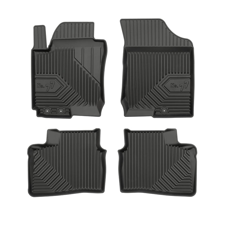 FROGUM No.77 Gummimatten Ganzjahresset von Auto Fussmatten Autofussmatten für Hyundai i30 I 2007-201