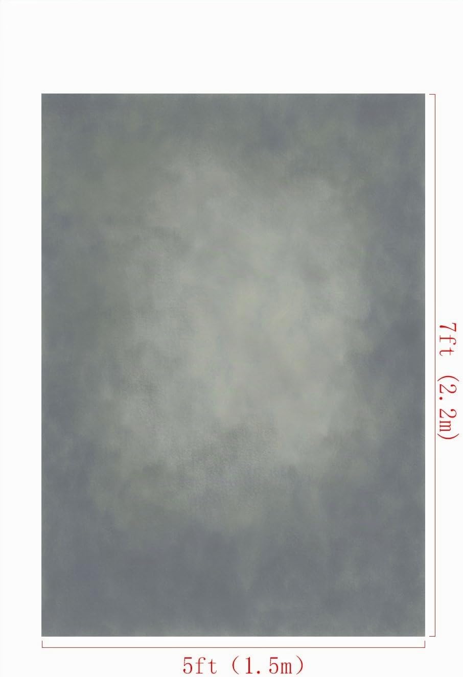 Kate Mikrofaser Fotografie Hintergrund Grau 1.5x2.2m Vintage Hintergrund Fotostudio Abstract Fotobox