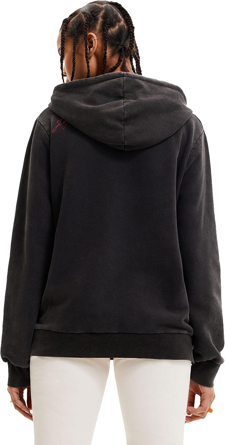 Desigual Damen Sweater S Schwarz, S Schwarz