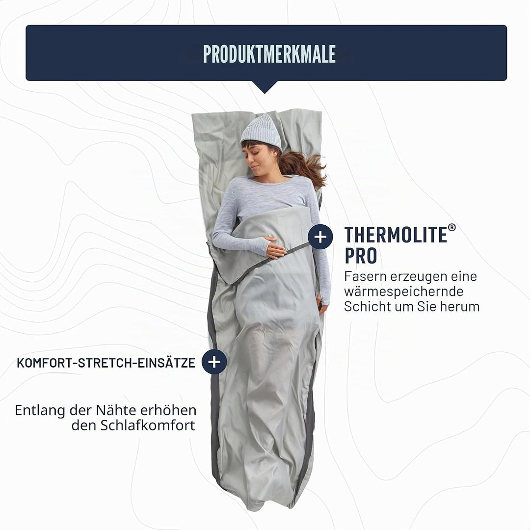 Sea to Summit Innenschlafsack aus Seidenmischgewebe Standard, Standard