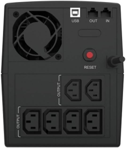 Conceptronic ZEUS04E 2200VA 1320W USV, 6 x IEC socket 2200 VA / 1320 W 6 x IEC socket, 2200 VA / 132
