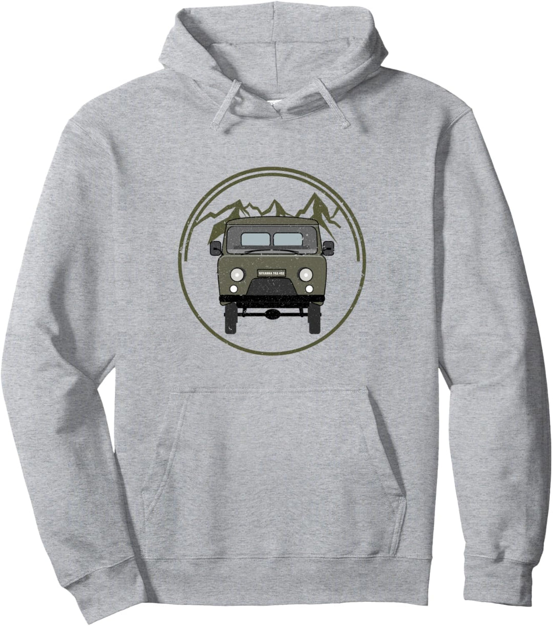Buchanka UAZ 452 Offroad 4x4 Geländewagen Minivan Camping Pullover Hoodie