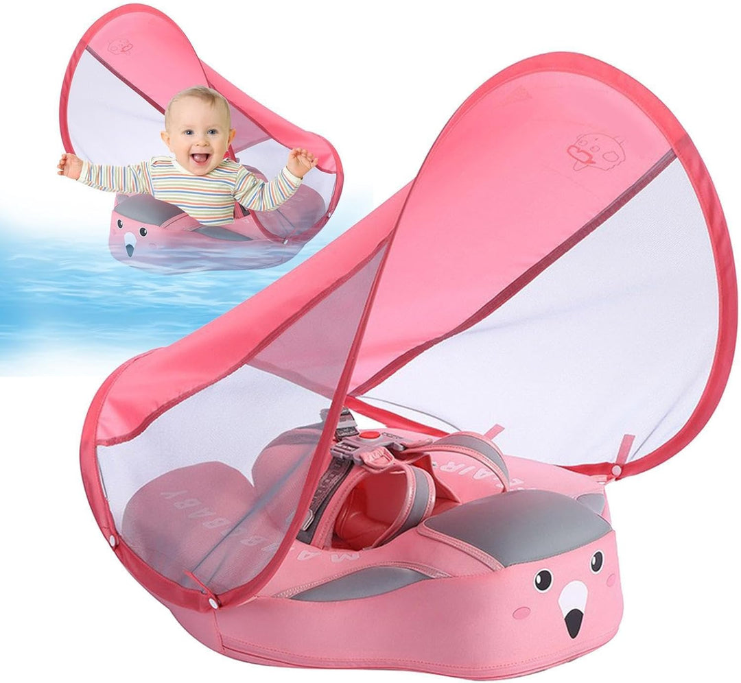 Babys-Schwimmbecken | Nicht Aufblasbarer Babys-Schwimmkörper Mit Abnehmbares Überdachung UPF 50+ | K
