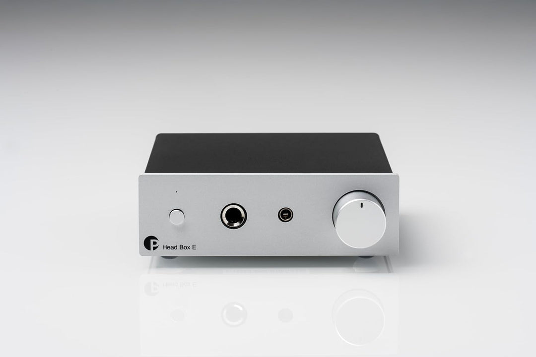 Pro-Ject Head Box E Mikro High End Kopfhörerverstärker (Silber), Silber