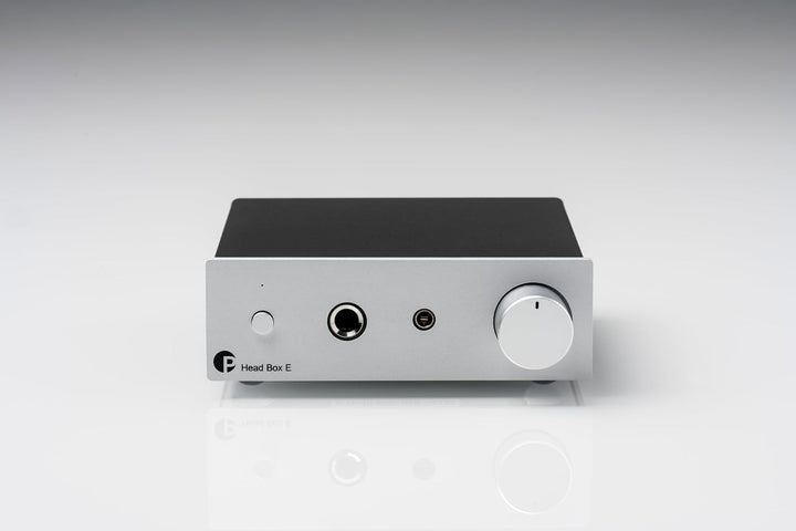 Pro-Ject Head Box E Mikro High End Kopfhörerverstärker (Silber), Silber